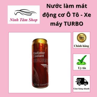 Nước làm mát động cơ Ô Tô - Xe máy TURBO dành cho mọi loại xe (màu đỏ) 500ml