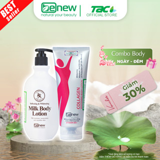 Bộ Kem Body Ngày Đêm Benew Lotion TAC - [Kem ngày Body Collagen + Sữa Dưỡng Thể Ban Đêm]