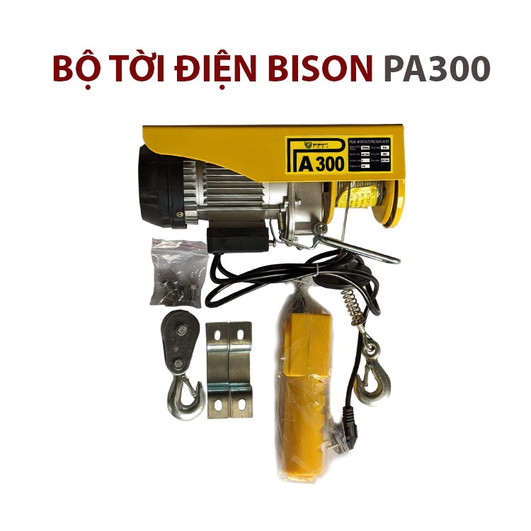 Tời điện Bison PA300 lỗi đồng tốc độ nâng 15m/phút
