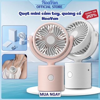 Quạt tích điện du lịch treo cổ mini Lescolton chất tạo độ ẩm dưỡng da mặt làm mát
