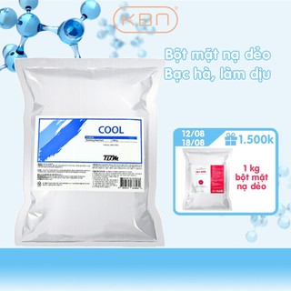 Bột mặt nạ dẻo cool tbm, mặt nạ hàn quốc bạc hà 1000g -