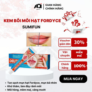  {Tặng Son Tẩy Da Chết Nga} Kem Bôi Mụn Môi Gel Hút Hạt Fordyce Môi Cho Đôi Môi Sạch Mụn Mịn Màng Hồng Căng Mướt 