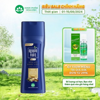 Dầu gội dược liệu Nguyên Xuân sạch gàu 250ml - Dành cho tóc gàu ngứa