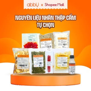  Nhân bánh trung thu thập cẩm tự chọn, nguyên liệu nhân thập cẩm tách lẻ mua kèm
