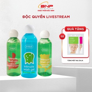 Dung dịch vệ sinh phụ nữ intimate ziaja xuất xứ ba lan giúp dưỡng ẩm, khử mùi, se khít dung tích 200ml