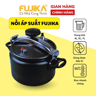 Nồi áp suất bếp từ Fujika tiết kiệm 70% thời gian, nấu đa năng bếp từ, bếp gas, hồng ngoại hàng chính hãng