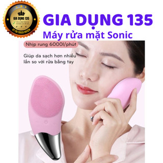 Máy rửa mặt sonic / massage mặt thẩm thấu dưỡng chất và căng mịn da nâng cơ mặt