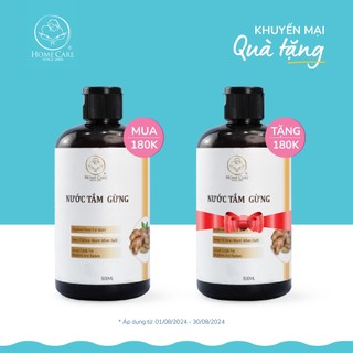 Nước tắm gừng giữ ấm mẹ và bé Home Care 500ml