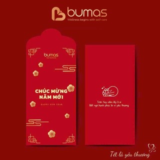 Bao lì xì đỏ may mắn bumas