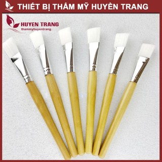 Chổi Cọ Đắp Mặt Nạ Cán Gỗ Sang Chảnh Cao Cấp - Thẩm Mỹ Huyền Trang NANOCEE