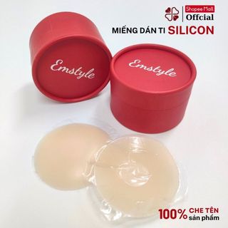 Hộp 5 Cặp Miếng Dán Ngực Silicon Che Nhũ Hoa Chống Lộ Viền Tái Sử Dụng Nhiều Lần ELSA BRA 555