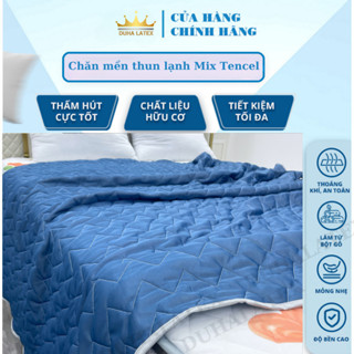 Chăn mền thun lạnh Mix Tencel Điều hòa 4 mùa sang trọng, mềm mịn thoáng mát mùa hè, ấm áp vào mùa đông Duhalatex Store