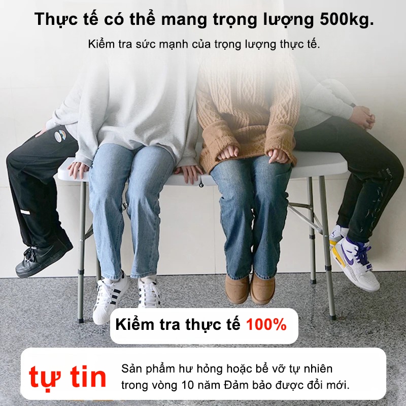 Bàn Gấp Gọn Ngoài Trời,bàn cắm trại, bàn dã ngoại 180x70x74cm, di động, đi làm, sử dụng tại nhà. | BigBuy360 - bigbuy360.vn
