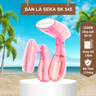 Bàn Là Hơi Nước Seka SK-545 Cầm Tay Công Suất 1500W Gấp Gọn Tiện Lợi Ủi Nhanh Mọi Loại Vải