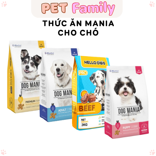 Dog Mania Thức Ăn Cho Chó Mọi Lứa Tuổi