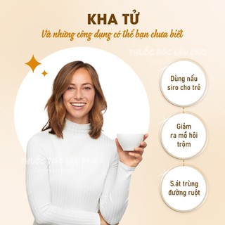 Quả kha tử khô 500g, trái kha tử, hạt to, dùng ngâm mật ong, nấu siro, ngậm ho, tiêu đờm - Lãn Ông