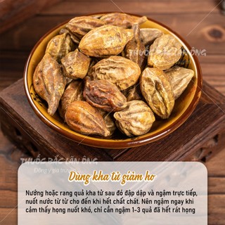 Quả kha tử khô 500g, trái kha tử, hạt to, dùng ngâm mật ong, nấu siro, ngậm ho, tiêu đờm - Lãn Ông