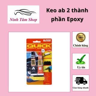 Keo ab 2 thành phần Epoxy (Sử dụng dán nhựa hoặc kim loại)