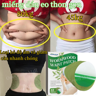 Miếng Dán Giảm Cân miếng dán eo thon giảm mỡ bụng dán tan mỡ bụng Đốt Cháy Mỡ Thừa Vùng Bụng Bắp Tay Bắp Chân Hiệu Quả