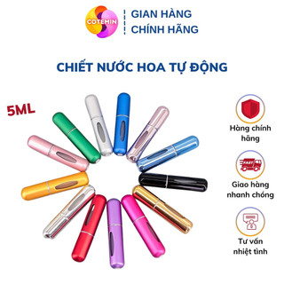Combo 10 chai chiết nước hoa 5ml tự động dạng xịt cotemin