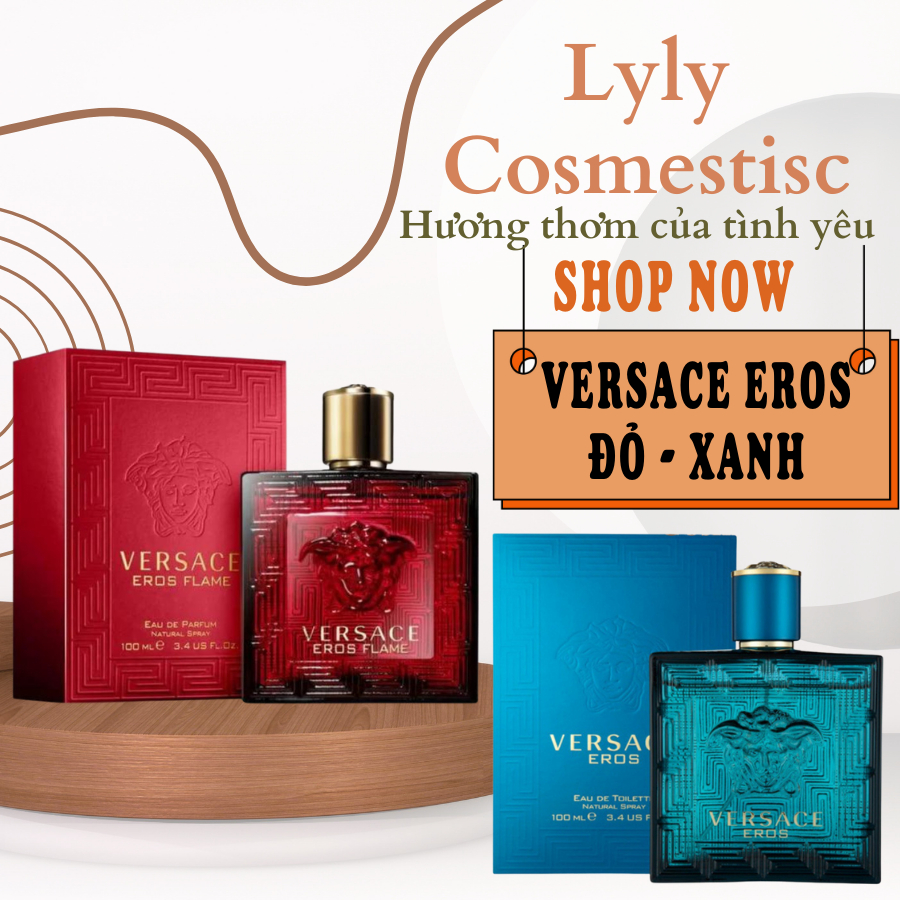 (Chính Hãng) Nước Hoa Nam Versace Eros For Men 10ml - 100ml