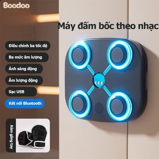  Máy đấm bốc theo nhạc BOODOO máy tập boxing kết nối bluetooth phát nhạc gắn tường tiện lợi 