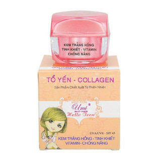 Kem Umi Yến đỏ Trắng da Tinh khiết 12g