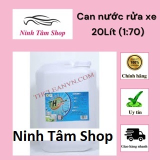 Nước rửa xe bọt tuyết can TH Clean can 20L