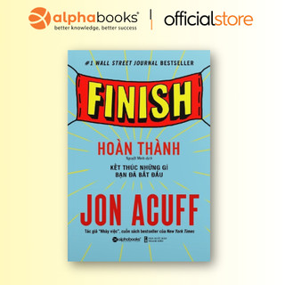 Sách - hoàn thành - kết thúc những gì bạn đã bắt đầu - alpha books - jon acuff