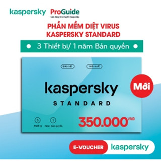 [E-voucher] Key Phần Mềm Diệt Virus Kaspersky Standard (Kaspersky Anti-Virus) 3 thiết bị/năm - Key chính hãng, Bảo hành 12 tháng