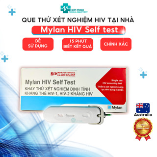  Que thử HIV tại nhà Mylan HIV Self phát hiện sớm HIV chính xác trên 99% hàng nhập khẩu Australia 