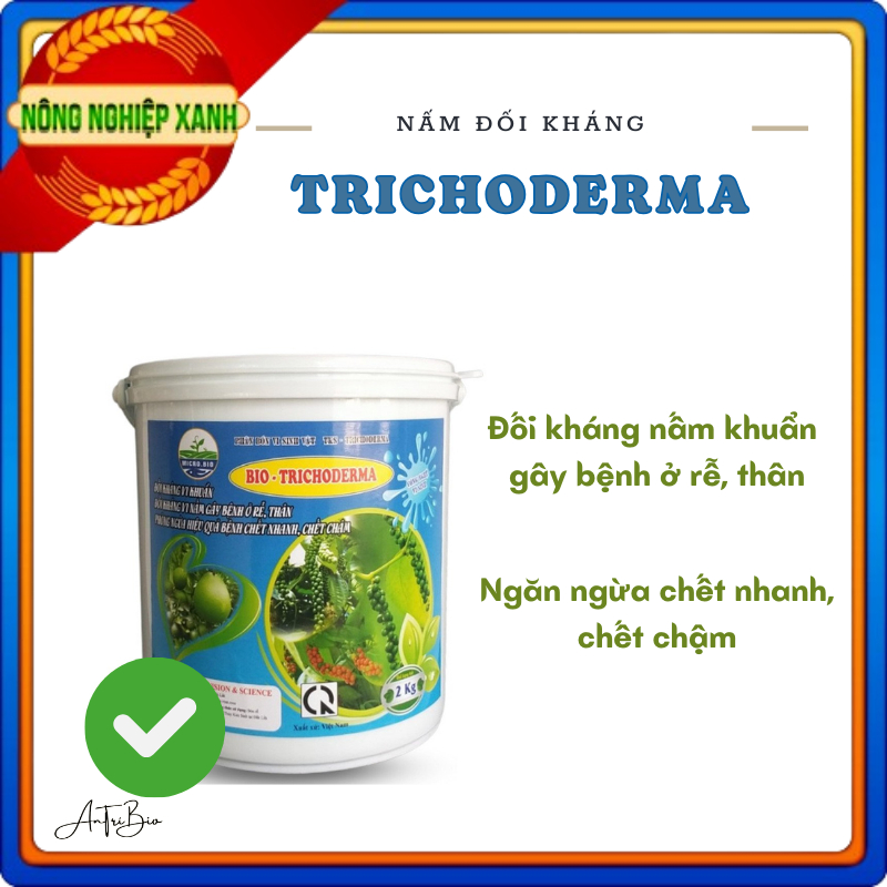 Nấm Trichoderma đối kháng, ủ phân, cải tạo đất xô 2kg