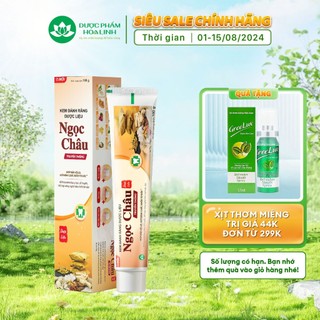 Kem đánh răng dược liệu Ngọc Châu Truyền thống 100g