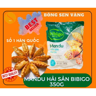   hoả tốc - giá sỉ  Bánh xếp mandu nhân hải sản BIBIGO gói 350g - 10 bánh 