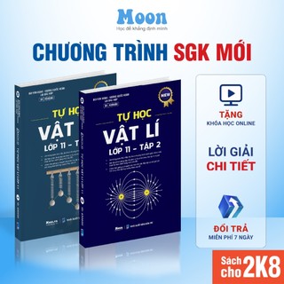 Combo 2 sách id tự học Vật lý lớp 11 chương trình SGK mới Moonbook