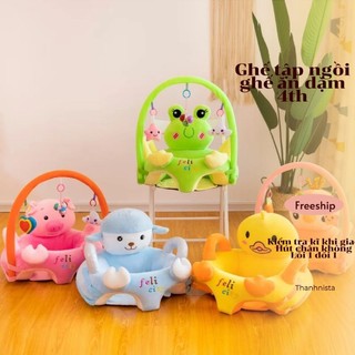 Ghế tập ngồi cho bé có nhồi bông và đồ chơi