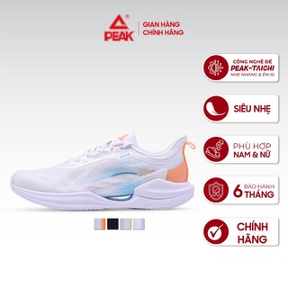 Giày chạy bộ thể thao nam nữ peak taichi running siêu nhẹ, thoáng khí et42187h et42188h
