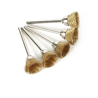 Bộ 9 chổi đồng đánh gỉ mini trục 3.17mm ❤️freeship❤️