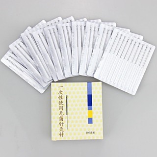  Kim châm cứu Vân Long vô trùng số 5,7,10 - hộp 10 vỉ 100 kim 