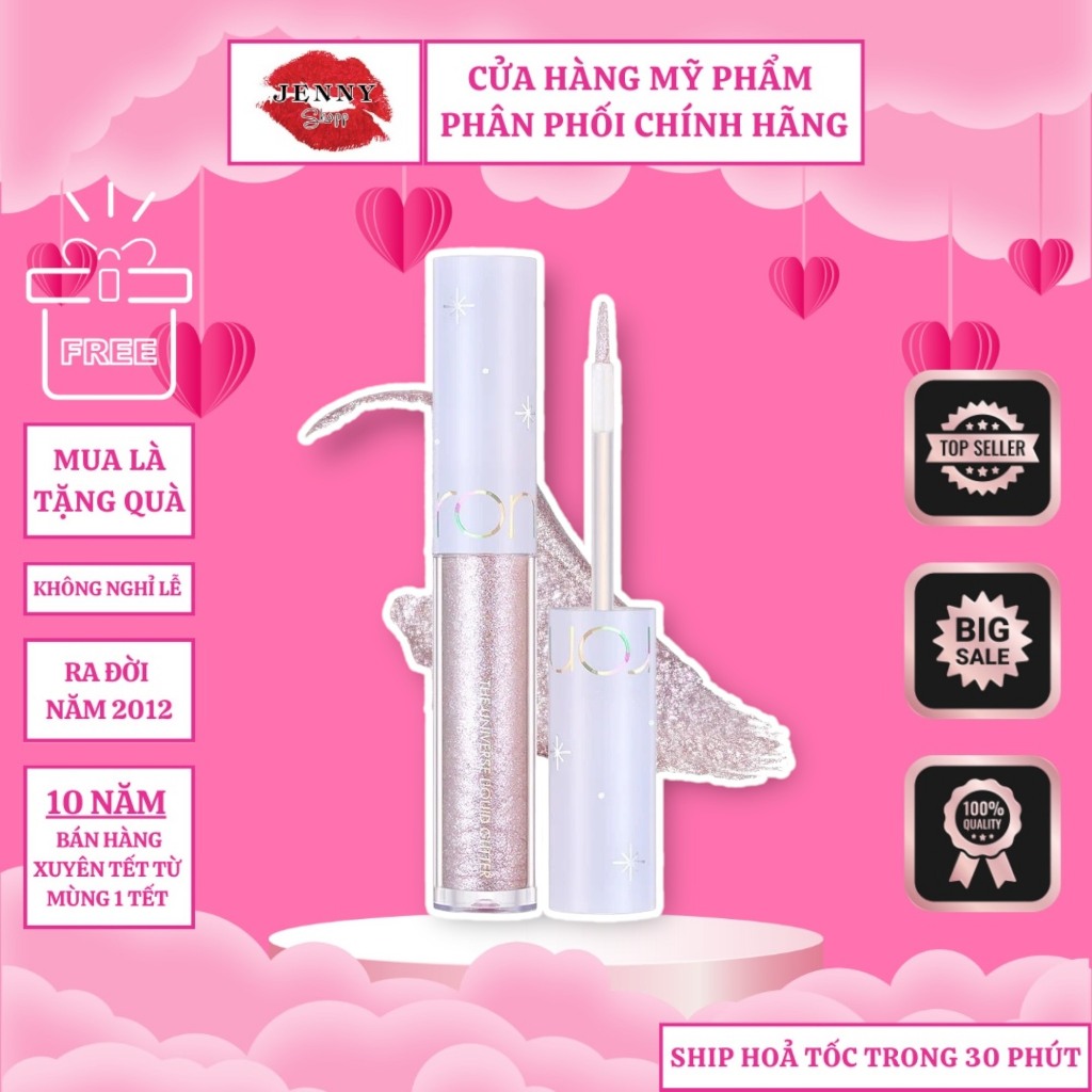 Nhũ Mắt Dạng Lỏng Romand The Universe Liquid Glitter Eye Shadow