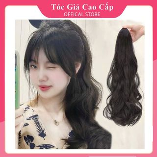 Tóc giả ngoặm vàng sáng ❤️💕FREESHIP❤️ ngoặm n49