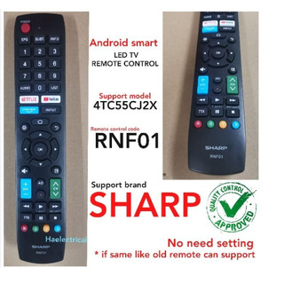 Điều khiển tivi sharp rnf01, remote tivi sharp rnf01