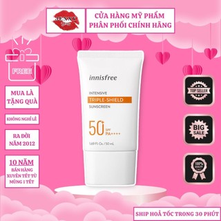 Kem Chống Nắng Innisfree Perfect Uv Protection Cream Triple Shield SPF5- PA++++