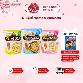 Nui/Mì somen Wakodo tách muối 130g Nhật Bản cho bé từ 5 đến 9 tháng tuổi - Nếp shop