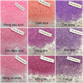 100G Hạt Cườm Tấm 2mm Đính Kết Trang Trí Áo và phụ kiện