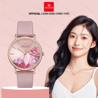Đồng hồ nữ Julius JA-1312 dây da | Julius Official