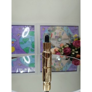 Vỏ chai thủy tinh 5ml 10ml xi vàng bóp đen