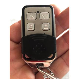 Remote cửa cuốn inox trượt mã gạt 8 số 433MHZ,inox nhỏ