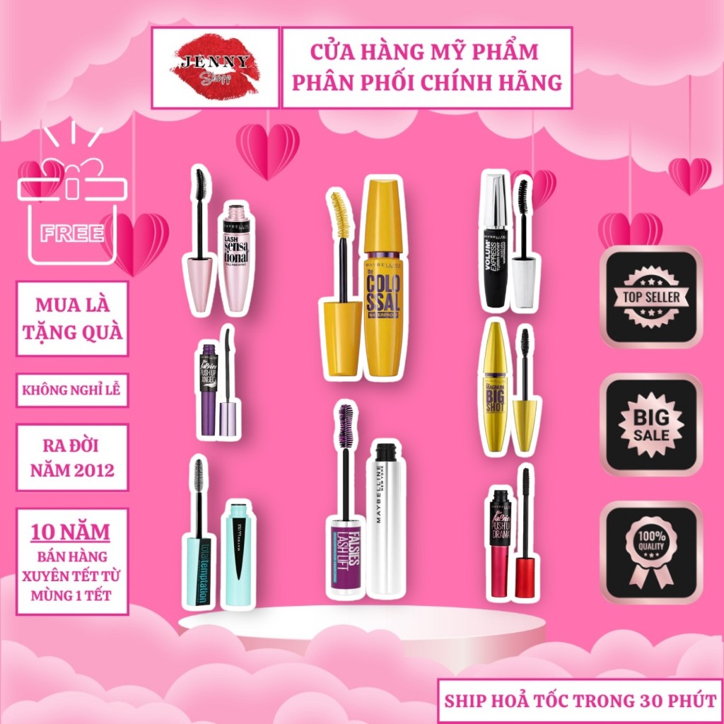 Chuốt Mi Mascara Maybelline