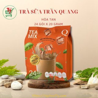 Trà Sữa Hòa Tan Tea Mix Trần Quang 24 Gói 20g – Trà Sữa Hương Vị Truyền Thống